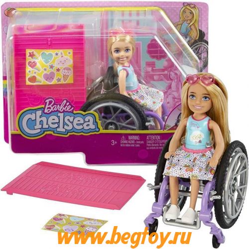 Кукла Barbie HGP29 на коляске