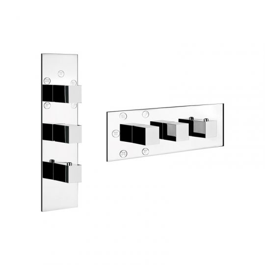 Фото Gessi Quadro Wellnes смеситель для ванны/душа 43012