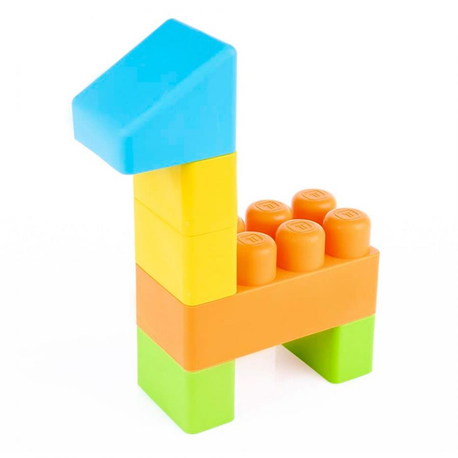 Мягкий конструктор для малышей "Зоопарк" КНОПА