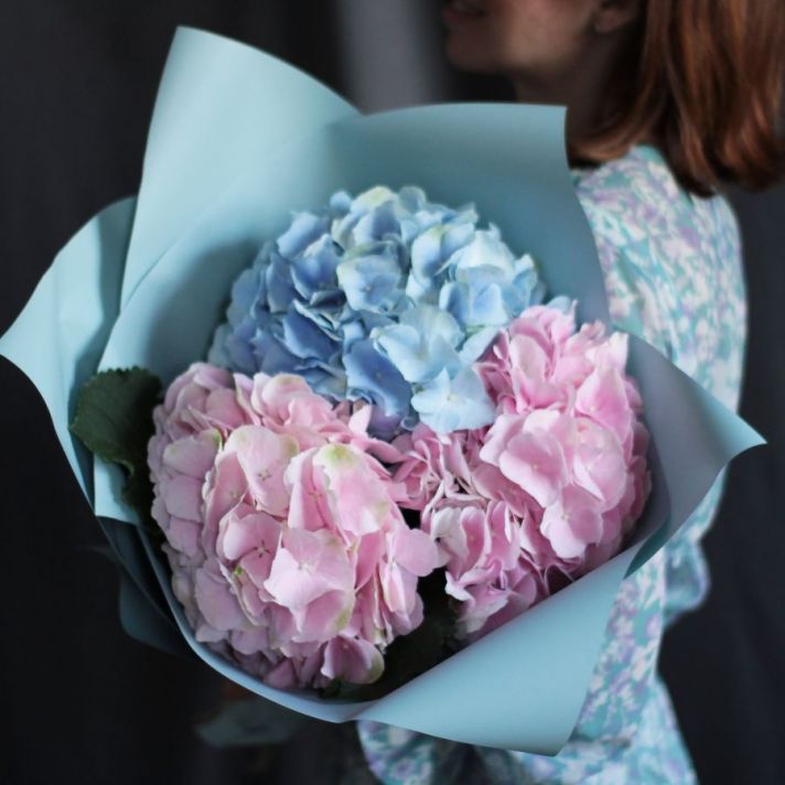 Букет воздушных гортензий