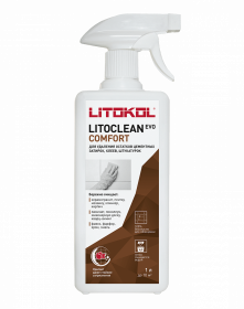 Средство для Удаления Остатков Цементных Растворов Litokol Litoclean Comfort EVO 1л для Внутренних и Наружных Работ.*