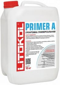 Грунтовка Универсальная Litokol Primer A 5кг Глубокого Проникновения для Наружных и Внутренних Работ.