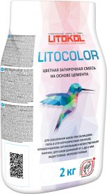 Затирочная Смесь Litokol Litocolor 1-5 2кг L.10 Светло-Серый.