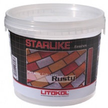 Добавка 200г Litokol Starlike Finishes Rusty Красный Металлик для Получения Новых Оптических Эффектов.