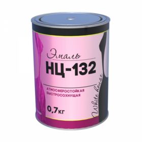 Эмаль НЦ-132 White House 0.7кг Синий, Полуматовая Универсальная.