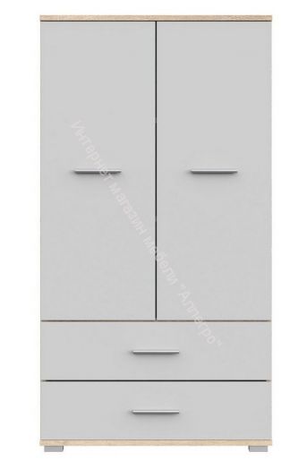 Стеллаж СТ-2.130 FUN Белый/Дуб Сонома