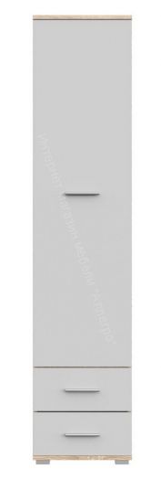 Стеллаж СТ-3.180 FUN Белый/Дуб Сонома