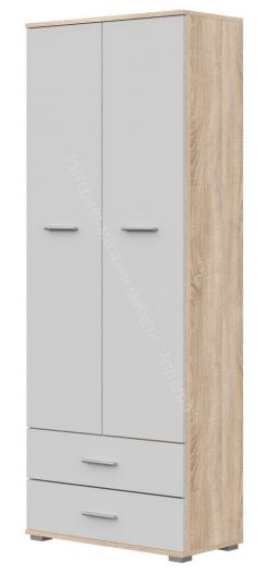 Стеллаж СТ-4.180 FUN Белый/Дуб Сонома