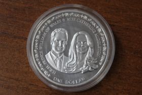 Ниуэ 1 доллар "Свадьба принца Уильяма и Кэтрин Миддлтон" 2011 год Proof