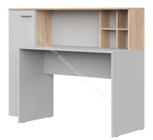 Стол письменный FUN Белый/Дуб Сонома
