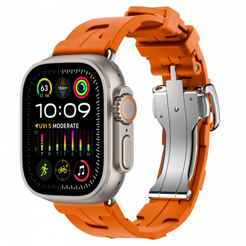 Apple Watch Hermes Ultra 2 49mm Titanium Kilim Orange