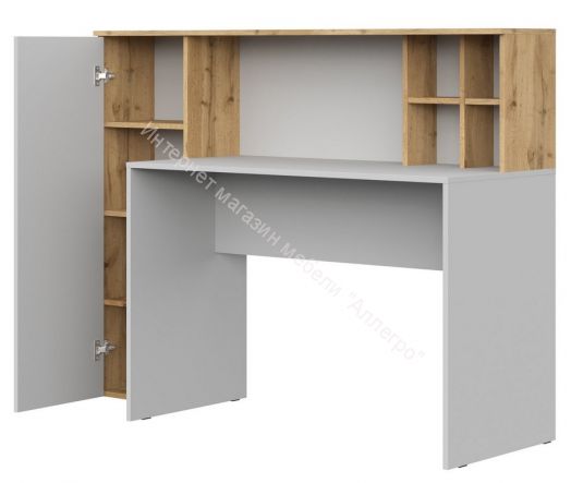 Стол письменный FUN Белый/Дуб Вотан