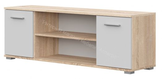 Тумба ТВ-130 FUN Белый/Дуб Сонома