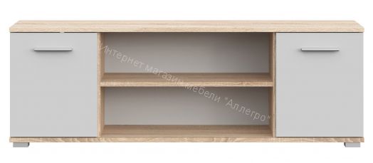 Тумба ТВ-130 FUN Белый/Дуб Сонома