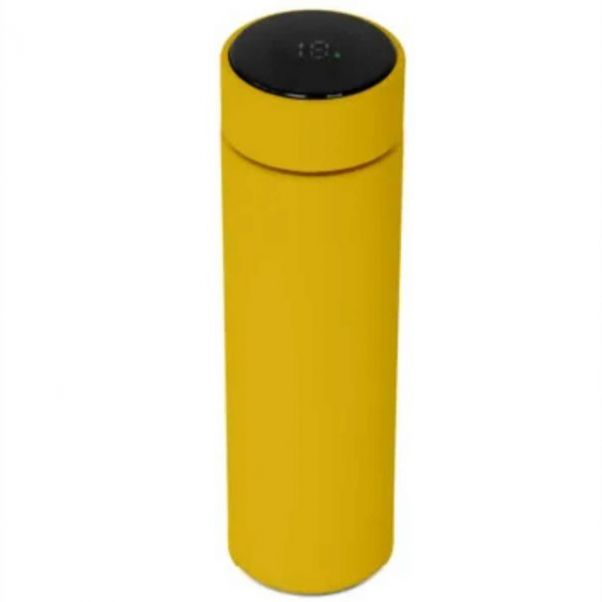 Термос Confident Soft Led желтый