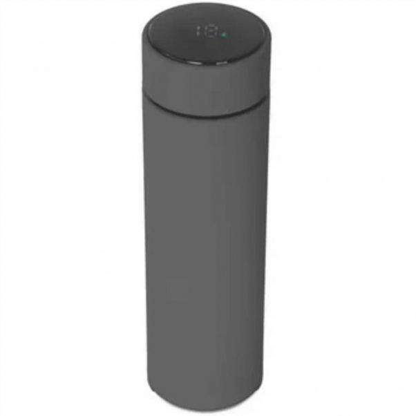 Термос Confident Soft Led серый