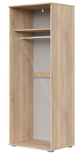 Шкаф 2-х створчатый FUN ШК-1 Белый/Дуб Сонома