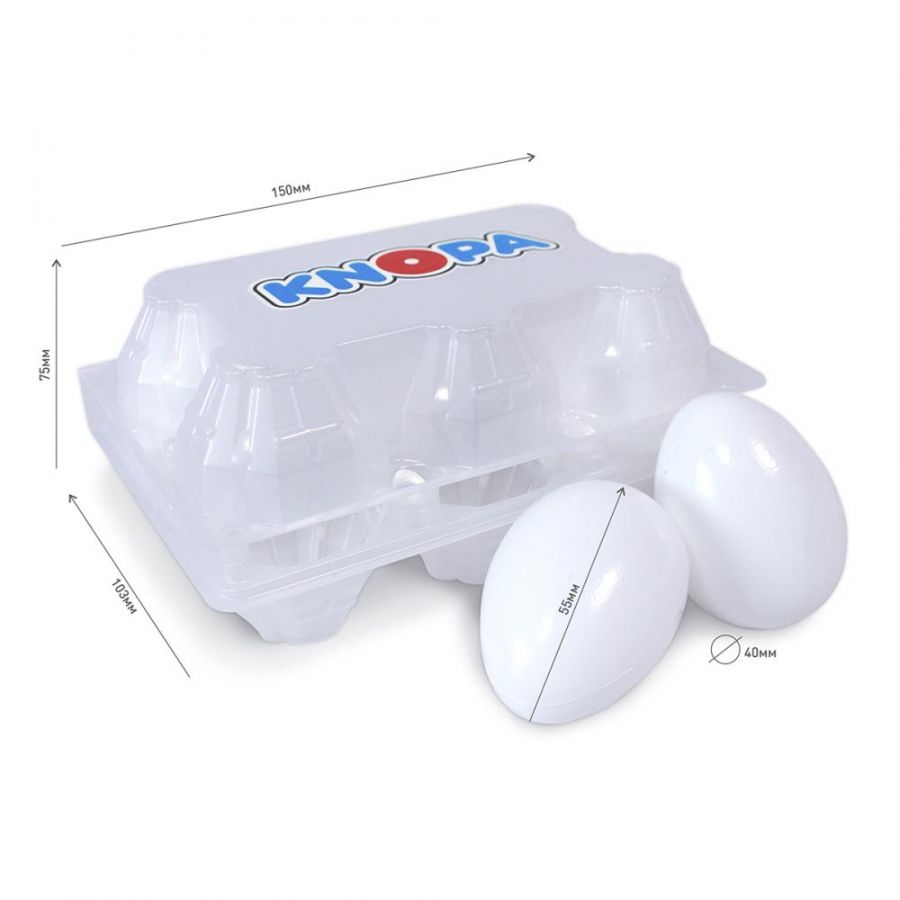 Игровой набор "Яйца" КНОПА 6 шт