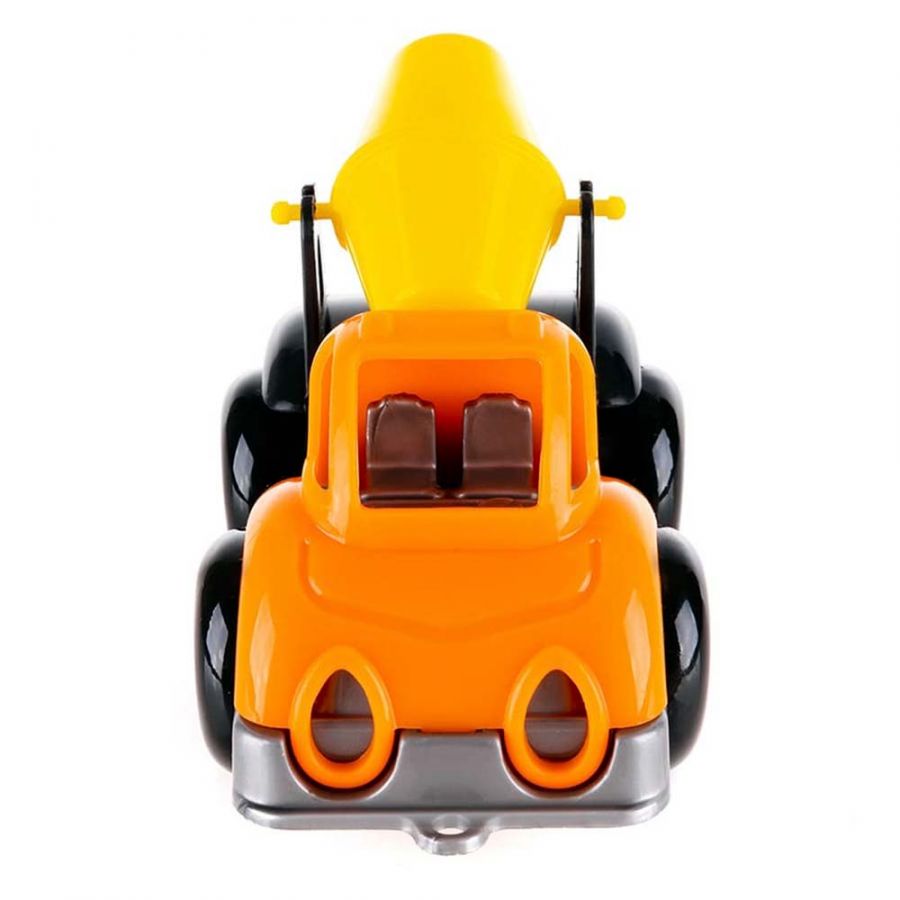 Машинка бетономешалка "Вжух на стройке" 10 см КНОПА