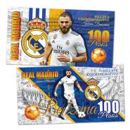 100 pesos — Karim Benzema. Legends of FC Real Madrid. (Карим Бензема). Oz Msh