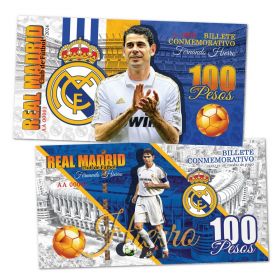 100 pesos — Fernando Hierro. Legends of FC Real Madrid. (Фернандо Йерро). Oz