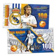 100 pesos — Luka Modric. Legends of FC Real Madrid. (Лука Модрич). UNC Oz