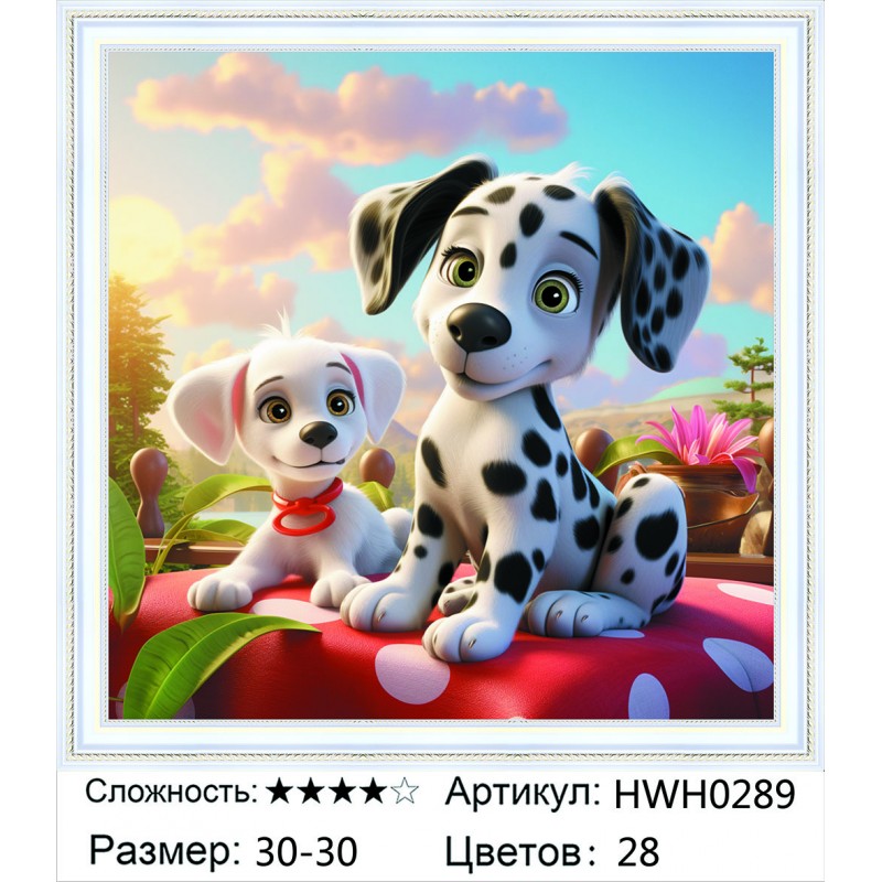 Алмазная мозаика на подрамнике HWH0289