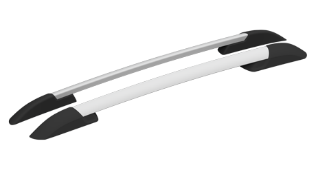 Рейлинги АПС на Нива 4x4, серые