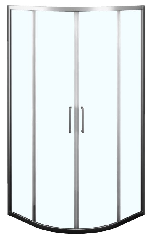 Душевое ограждение Azario OSTIN 100х100 хром, прозрачное стекло