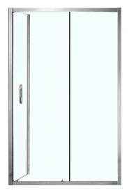 Душевое ограждение AZARIO 120х80, прозрачное стекло, открывание направо, серебро AZ-ND1131 R 1200