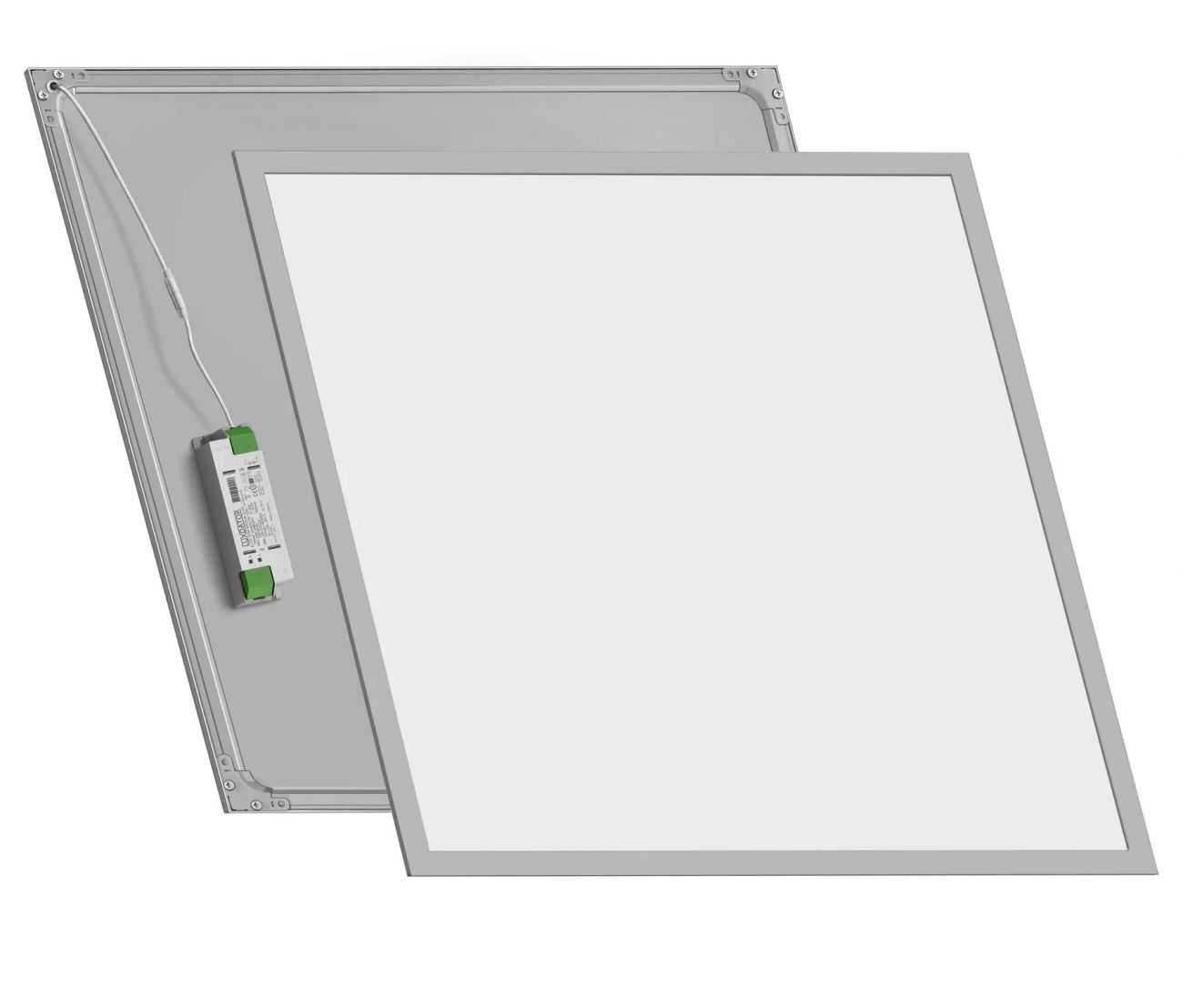 CSVT KROKUS-PANEL-А 34 595x595х10 CRI80 3000 microprisma-opal IP54/IP20 белый для выносного БАП