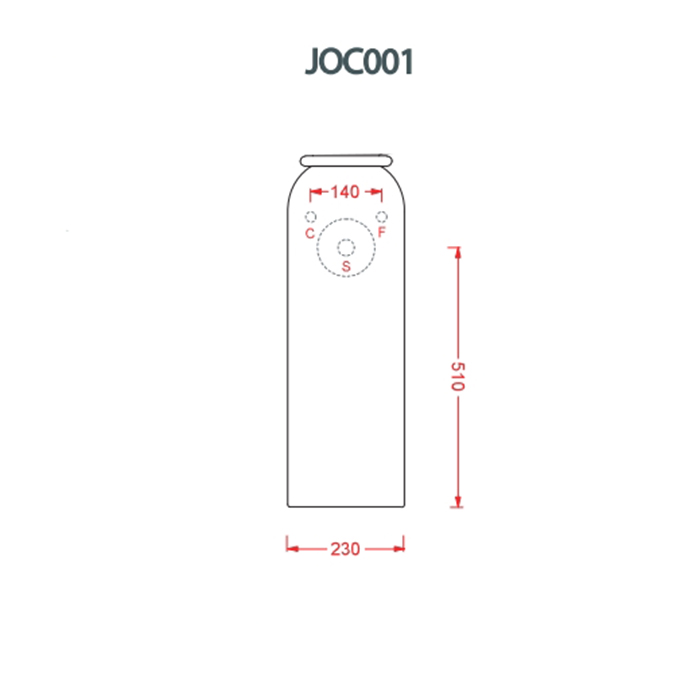 Пьедестал для раковины Artceram Jolie JOC001 схема 12