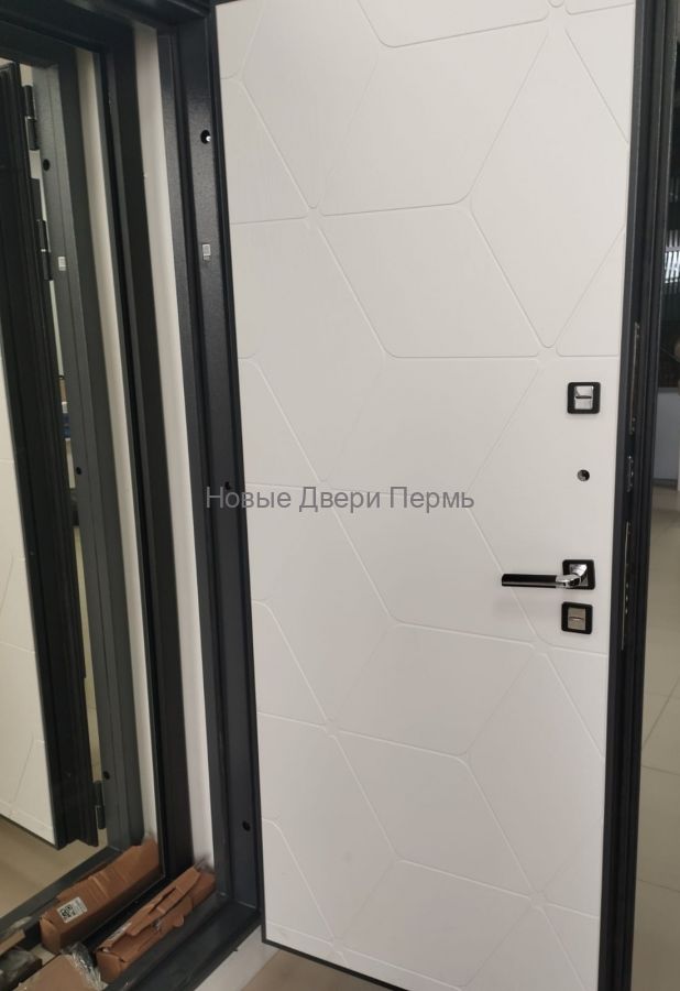 ДС ТЕРМО Графика/Дуб кантри белый  ,уличная дверь с терморазрывом в Перми