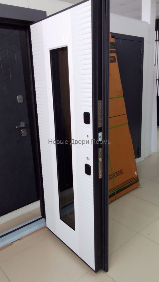 ТЕРМО ФИНИТО Графит/Белый СТЕКЛОПАКЕТ ,уличная дверь с терморазрывом в Перми