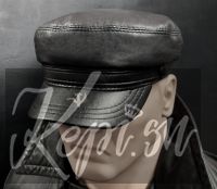 Фуражка мужская Советская, картуз кожаный