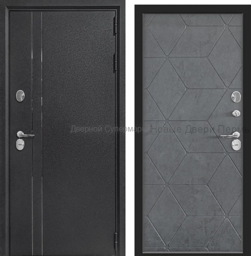 ДС ТЕРМО Графика/ БЕТОН ГРАФИТ ,уличная дверь с терморазрывом в Перми