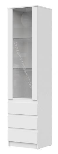 Шкаф-витрина ШКВ-1 Stern Белый