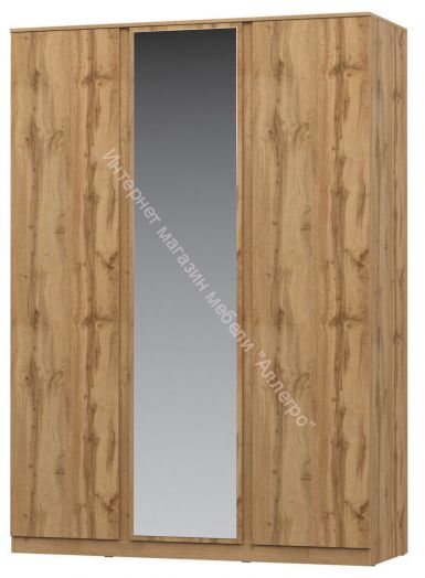 Шкаф 3-х дверный с зеркалом Stern Дуб Вотан