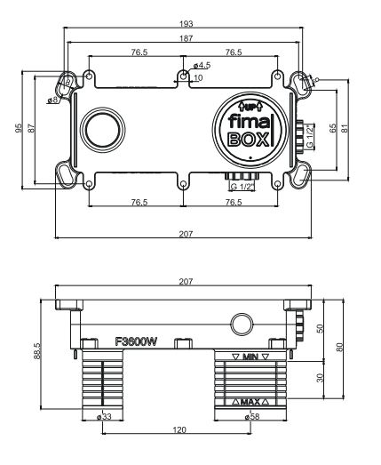 Fima carlo frattini внутренняя часть F3600W схема 2