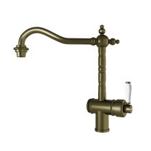 Смеситель для кухни Seaman Barcelone SSL-5077-BD (Bronze Dark, PVD + Patina) - Тёмная бронза сатин