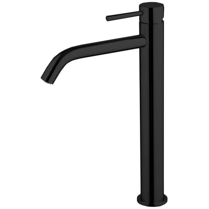 Изображение Высокий черный смеситель для раковины Fima carlo frattini Spillo up F3031/HXSNS