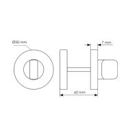 Сантехнический фиксатор Morelli Luxury LUX-WC-R5 схема