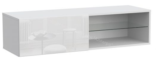 Шкаф навесной Point тип-36 Белый глянец/Белый матовый