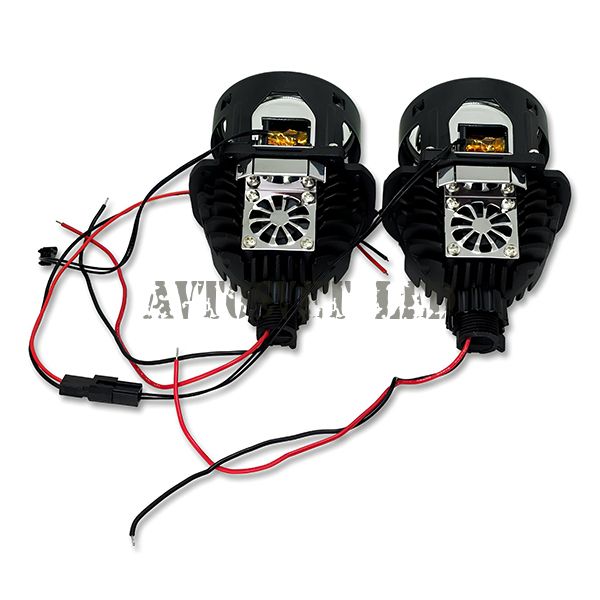 Светодиодные би-линзы BI-LED-AS4 (BI-LED дальний, ближний свет)