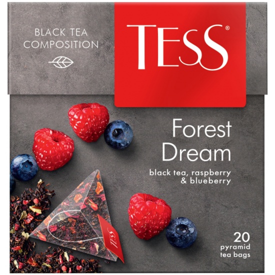 Чай черный Tess Forest Dream в пирамидках, 20 шт