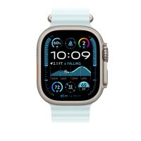 Ремешок Apple Watch Ulta 49mm Ice Blue Ocean Band - Natural Titanium Finish