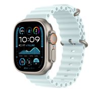 Ремешок Apple Watch Ulta 49mm Ice Blue Ocean Band - Natural Titanium Finish