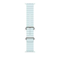 Ремешок Apple Watch Ulta 49mm Ice Blue Ocean Band - Natural Titanium Finish