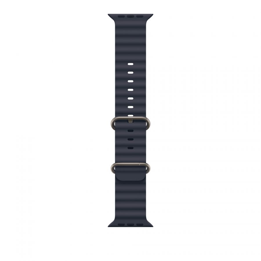 Ремешок Apple Watch Ulta 49mm Navy Ocean Band - Natural Titanium Finish оригинал