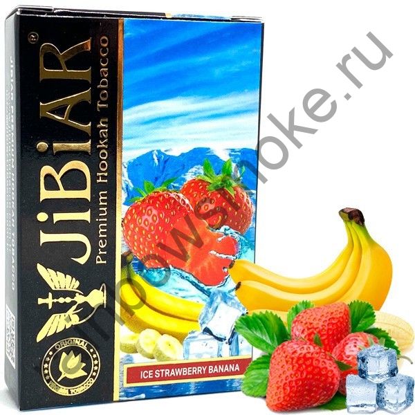 Jibiar 50 гр - Ice Strawberry Banana (Ледяная Клубника Банан)